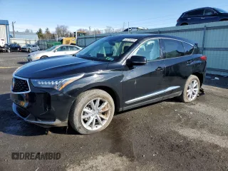 2022 Acura RDX with VIN 5J8TC2H34NL010455, listed as a Copart auction lot 43215813 with 13,860 mi miles. Bid and sale history available at carsss.com. Image 1.