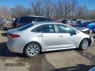 2022 Toyota Corolla LE with VIN 5YFEPMAE9NP340490, listed as a IAAI auction lot 41653662 with 35,676 mi miles and . Bid and sale history available at DreamBid. Image 13.