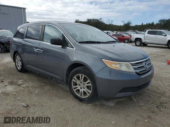 2012 Honda Odyssey EX-L with VIN 5FNRL5H63CB038980, listed as a Copart auction lot 41613155 with Not Provided miles and Salvage Title. Bid and sale history available at DreamBid. Image 4.