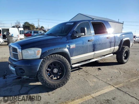 2008 Dodge Ram 2500 Laramie with VIN 3D3KS29A58G202888, listed as a Copart auction lot 80316834 with 213,528 mi miles and Salvage Title. Bid and sale history available at carsss.com. Image 1.