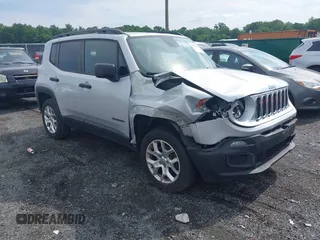 2018 Jeep Renegade Sport с VIN ZACCJBAB3JPJ41711, выставлен на аукционе IAAI как лот 42742310 с пробегом 76 773 миль миль и . История ставок и продаж доступна на DreamBid. Изображение 1.