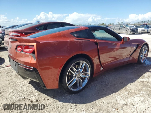 2016 Chevrolet Corvette 2LT with VIN 1G1YD2D78G5102243, listed as a Copart auction lot 76972324 with 0 mi miles and Non Repairable. Bid and sale history available at carsss.com. Image 3.