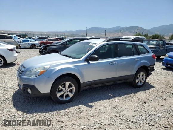 2014 Subaru Outback 2.5i with VIN 4S4BRCAC7E3272944, listed as a Copart auction lot 61164435 with 117,391 mi miles and Salvage title. Bid and sale history available at DreamBid. Image 1.