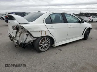 2011 Mitsubishi Lancer Evolution GSR with VIN JA32W8FV1BU029204, listed as a Copart auction lot 43207865 with 173,345 mi miles and Salvage Title. Bid and sale history available at carsss.com. Image 3.