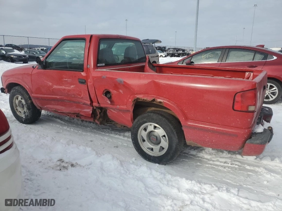 1999 GMC Sonoma with VIN 1GTCS1444XK504446, listed as a Copart auction lot 41479635 with 0 mi miles and Salvage Title. Bid and sale history available at carsss.com. Image 2.