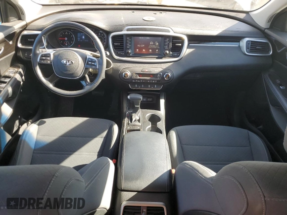 2019 Kia Sorento S with VIN 5XYPG4A51KG601460, listed as a Copart auction lot 80128124 with 34,719 mi miles and Salvage Title. Bid and sale history available at DreamBid. Image 8.