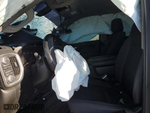 2019 GMC Sierra 1500 SLE z VIN 1GTU9BED9KZ368299, wystawiony jako Copart lot #88515495 z przebiegiem Nie podano mil oraz Szkoda całkowita • Salvage title. Historia ofert i sprzedaży dostępna na DreamBid. Obrazek 7.