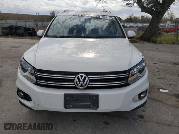 2012 Volkswagen Tiguan S with VIN WVGBV7AXXCW594060, listed as a Copart auction lot 45521095 with 146,035 mi miles and Salvage Title. Bid and sale history available at DreamBid. Image 5.