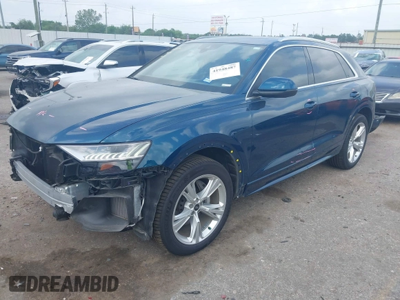 2021 Audi Q8 Prestige z VIN WA1CVBF11MD022043, wystawiony jako IAAI lot #41948487 z przebiegiem 35 738 mil mil oraz . Historia ofert i sprzedaży dostępna na DreamBid. Obrazek 18.