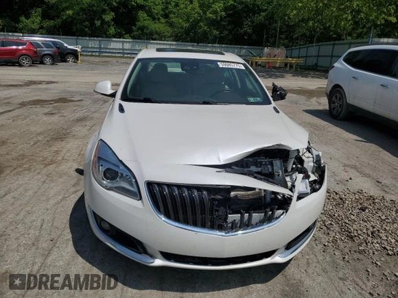 2016 Buick Regal Premium II with VIN 2G4GT5GX3G9117332, listed as a Copart auction lot 59085775 with 155,729 mi miles and Salvage title. Bid and sale history available at DreamBid. Image 5.