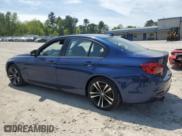2018 BMW 3 Series 330i xDrive with VIN WBA8D9C54JEM33342, listed as a Copart auction lot 56833135 with 36,434 mi miles and Salvage title. Bid and sale history available at DreamBid. Image 2.