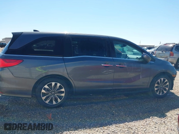 2023 Honda Odyssey EX-L with VIN 5FNRL6H67PB042624, listed as a IAAI auction lot 41763044 with 76,700 mi miles. Bid and sale history available at carsss.com. Image 14.