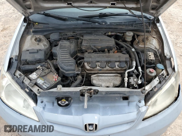 2004 Honda Civic EX with VIN 2HGES26704H528124, listed as a Copart auction lot 51548095 with 263,555 mi miles and Salvage Title. Bid and sale history available at DreamBid. Image 11.