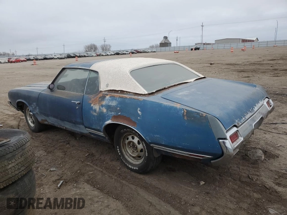 1972 Oldsmobile Cutlass with VIN 0000342571Z125711, listed as a Copart auction lot 43832295 with 59,517 mi miles and Clean Title. Bid and sale history available at DreamBid. Image 2.