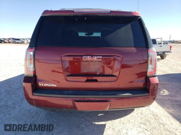 2019 GMC Yukon SLT Standard Edition with VIN 1GKS2DKC7KR319416, listed as a Copart auction lot 80272194 with 53,848 mi miles and Salvage Title. Bid and sale history available at carsss.com. Image 6.