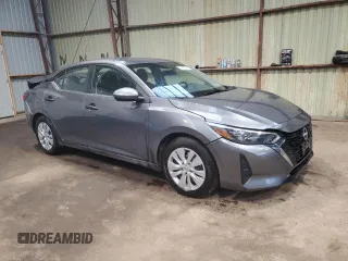 2025 Nissan Sentra S z VIN 3N1AB8BV6SY234838, wystawiony jako Copart lot #53673995 z przebiegiem 4 251 mil mil oraz Szkoda całkowita • Salvage title. Historia ofert i sprzedaży dostępna na DreamBid. Obrazek 4.
