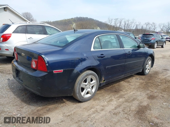 2011 Chevrolet Malibu 1LS with VIN 1G1ZB5E10BF191198, listed as a IAAI auction lot 42024562 with 218,030 mi miles and . Bid and sale history available at DreamBid. Image 4.
