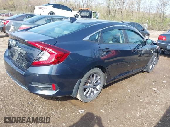 2019 Honda Civic Sedan EX with VIN 19XFC1F33KE010363, listed as a IAAI auction lot 41863301 with 77,578 mi miles. Bid and sale history available at carsss.com. Image 4.