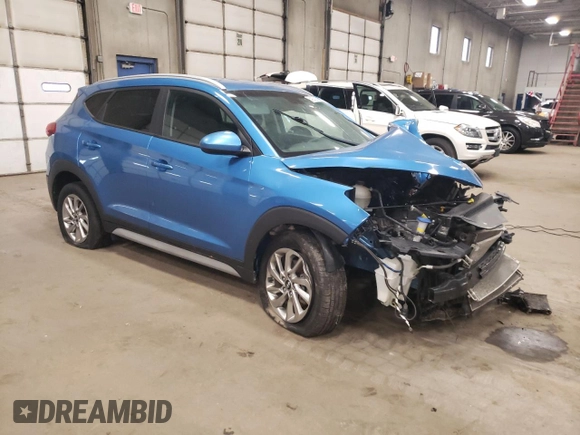 2018 Hyundai Tucson SEL with VIN KM8J3CA45JU698898, listed as a Copart auction lot 54228285 with Not provided miles and Salvage title. Bid and sale history available at DreamBid. Image 4.