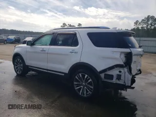 2016 Ford Explorer Platinum with VIN 1FM5K8HT9GGA74334, listed as a Copart auction lot 46242485 with 118,728 mi miles and Salvage Title. Bid and sale history available at DreamBid. Image 2.