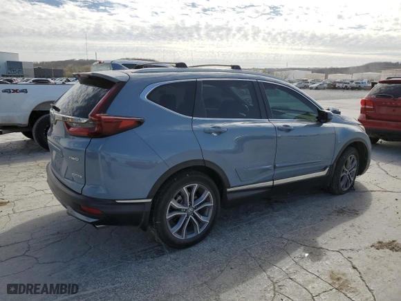 2020 Honda CR-V Touring with VIN 5J6RW2H92LL029632, listed as a Copart auction lot 50705545 with 95,629 mi miles and Salvage Title. Bid and sale history available at carsss.com. Image 3.