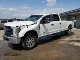 2018 Ford Super Duty F-250 SRW XL with VIN 1FT7W2BT2JEC56242, listed as a Copart auction lot 51100435 with 203,831 mi miles and Salvage Title. Bid and sale history available at carsss.com. Image 1.