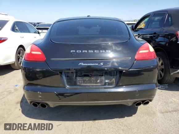 2010 Porsche Panamera S with VIN WP0AB2A78AL064146, listed as a Copart auction lot 52550264 with 120,199 mi miles and Salvage title. Bid and sale history available at DreamBid. Image 6.