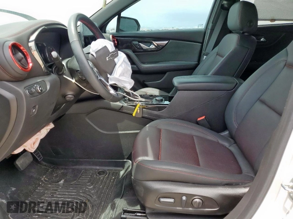 2023 Chevrolet Blazer RS с VIN 3GNKBERS5PS136395, выставлен на аукционе Copart как лот 62314785 с пробегом 17 423 миль миль и Списание • Salvage title. История ставок и продаж доступна на DreamBid. Изображение 7.