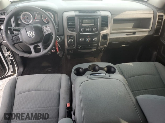 2018 Ram 1500 Express with VIN 1C6RR7KT4JS138957, listed as a Copart auction lot 47452195 with 102,734 mi miles and Salvage title. Bid and sale history available at DreamBid. Image 8.