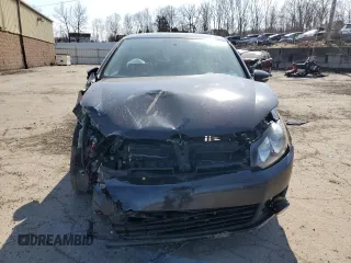 2012 Volkswagen Golf TDI w/Tech Pkg with VIN WVWMM7AJ1CW346839, listed as a Copart auction lot 48751445 with Not provided miles and Salvage title. Bid and sale history available at DreamBid. Image 5.