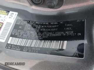 2020 Toyota Sienna XLE Auto Access Seat with VIN 5TDYZ3DC0LS024542, listed as a IAAI auction lot 41747243 with 57,831 mi miles and . Bid and sale history available at DreamBid. Image 9.