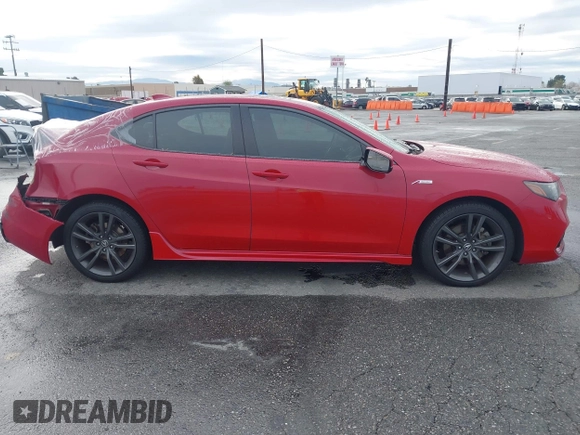 2019 Acura TLX w/A-Spec Pkg with VIN 19UUB1F60KA003573, listed as a IAAI auction lot 41578850 with 48,055 mi miles. Bid and sale history available at carsss.com. Image 13.