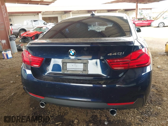 2018 BMW 4 Series 440i with VIN WBA4J5C50JBF07036, listed as a IAAI auction lot 41787949 with 68,821 mi miles and . Bid and sale history available at carsss.com. Image 17.
