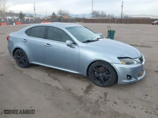 2010 Lexus IS 250 with VIN JTHBF5C23A5118841, listed as a IAAI auction lot 41593791 with 182,918 mi miles. Bid and sale history available at carsss.com. Image 1.