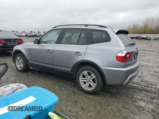 2006 BMW X3 3.0i with VIN WBXPA93446WG74047, listed as a Copart auction lot 51092935 with 96,110 mi miles and Salvage Title. Bid and sale history available at carsss.com. Image 2.