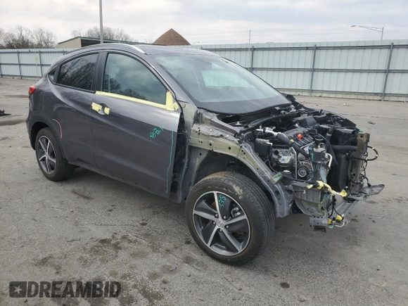 2022 Honda HR-V EX with VIN 3CZRU6H59NM721589, listed as a Copart auction lot 47931855 with 29,687 mi miles and Salvage Title. Bid and sale history available at carsss.com. Image 4.