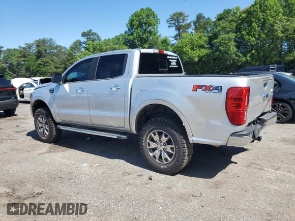 2019 Ford Ranger XL with VIN 1FTER4FH1KLA47197, listed as a Copart auction lot 58034145 with 114,002 mi miles and Salvage title. Bid and sale history available at DreamBid. Image 2.