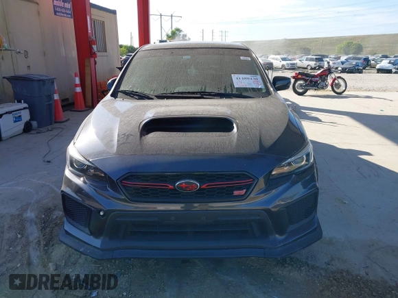 2019 Subaru WRX STI with VIN JF1VA2S67K9821617, listed as a IAAI auction lot 41480430 with 26,784 mi miles. Bid and sale history available at carsss.com. Image 12.