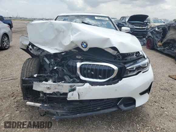 2022 BMW 3 Series 330i with VIN 3MW5R1J07N8C63497, listed as a Copart auction lot 54549985 with Not provided miles and Salvage title. Bid and sale history available at DreamBid. Image 5.