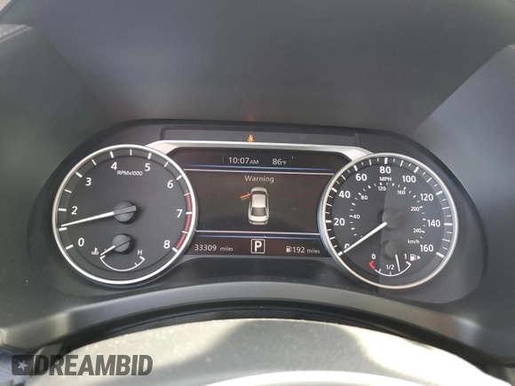 2024 Nissan Sentra SV with VIN 3N1AB8CV2RY338963, listed as a Copart auction lot 61761405 with 33,309 mi miles and Clean title. Bid and sale history available at DreamBid. Image 9.