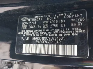 2014 Hyundai Genesis 3.8L z VIN KMHGC4DD7EU264631, wystawiony jako IAAI lot #42033725 z przebiegiem 183 397 mil mil oraz . Historia ofert i sprzedaży dostępna na DreamBid. Obrazek 9.