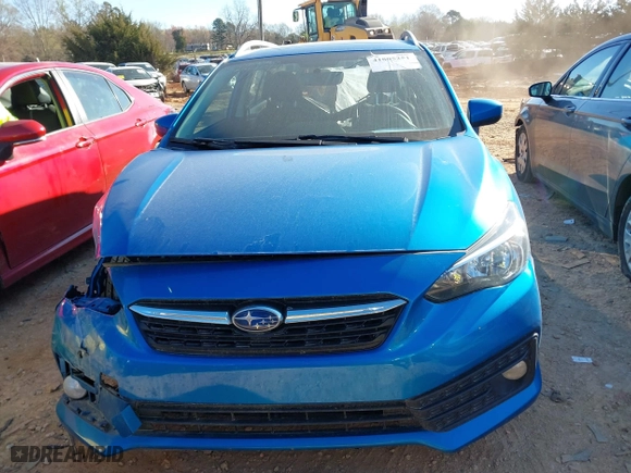 2022 Subaru Impreza Premium with VIN 4S3GTAD6XN3705596, listed as a IAAI auction lot 41805251 with 87,043 mi miles. Bid and sale history available at carsss.com. Image 13.