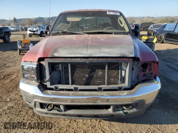 2003 Ford Super Duty F-250 XL with VIN 1FTNW20P43EB43747, listed as a Copart auction lot 88175035 with 0 mi miles and Salvage Title. Bid and sale history available at carsss.com. Image 5.
