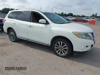 2013 Nissan Pathfinder SL z VIN 5N1AR2MN2DC633644, wystawiony jako IAAI lot #42431407 z przebiegiem Nie podano mil oraz . Historia ofert i sprzedaży dostępna na DreamBid. Obrazek 1.