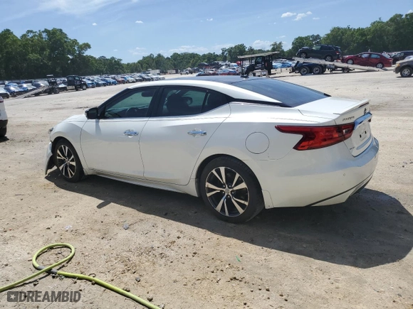2017 Nissan Maxima SV with VIN 1N4AA6APXHC380979, listed as a Copart auction lot 51933945 with 204,159 mi miles and Salvage Title. Bid and sale history available at carsss.com. Image 2.
