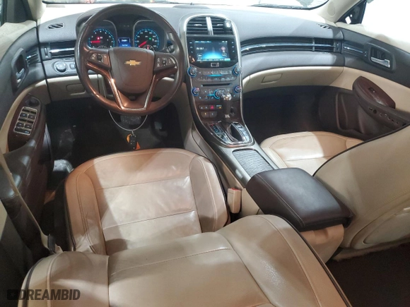 2013 Chevrolet Malibu LTZ with VIN 1G11J5SX7DF224919, listed as a Copart auction lot 46906755 with 96,157 mi miles and Salvage Title. Bid and sale history available at carsss.com. Image 8.