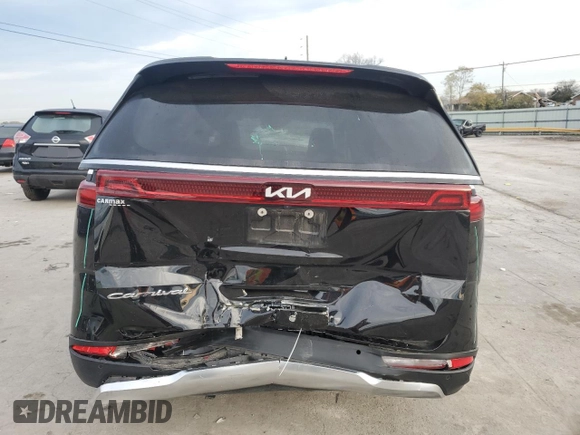 2022 Kia Carnival SX with VIN KNDNE5H31N6066306, listed as a Copart auction lot 80505324 with 93,641 mi miles and Salvage Title. Bid and sale history available at carsss.com. Image 6.
