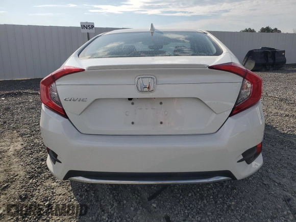 2020 Honda Civic Sedan EX-L with VIN 19XFC1F75LE023233, listed as a Copart auction lot 50486045 with 8,669 mi miles and Salvage Title. Bid and sale history available at carsss.com. Image 6.