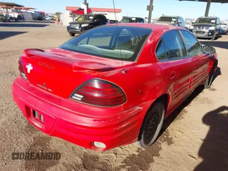 2002 Pontiac Grand Am SE1 with VIN 1G2NF52F52C109417, listed as a IAAI auction lot 41392869 with 184,877 mi miles. Bid and sale history available at carsss.com. Image 4.