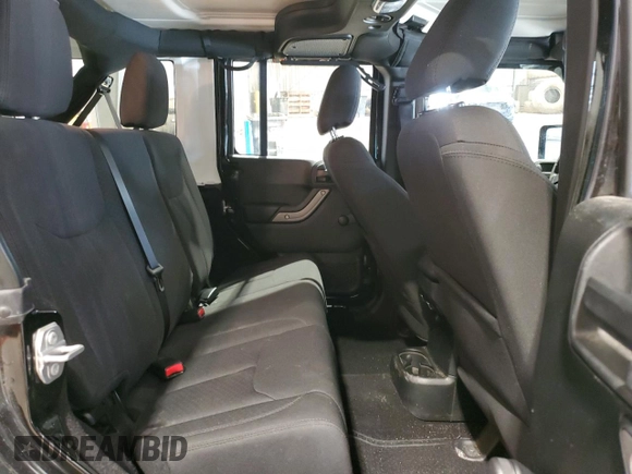 2018 Jeep Wrangler Unlimited Sport S with VIN 1C4BJWDG6JL846777, listed as a Copart auction lot 42458405 with 27,024 mi miles and Salvage Title. Bid and sale history available at DreamBid. Image 11.